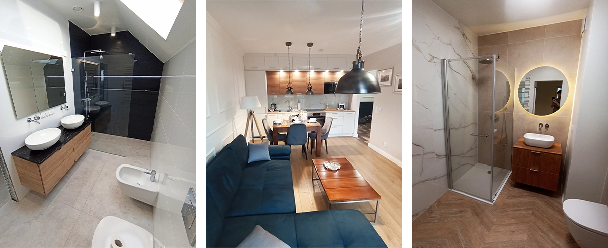 wyremontowane pomieszczenia